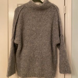 free people oversized blue sweater